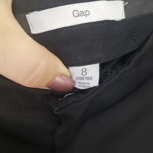GAP Pants - Gap Black Stretch Cropped Cuffed Trousers GAP Pants - Gap Black Stretch Cropped Cuffed Trousers